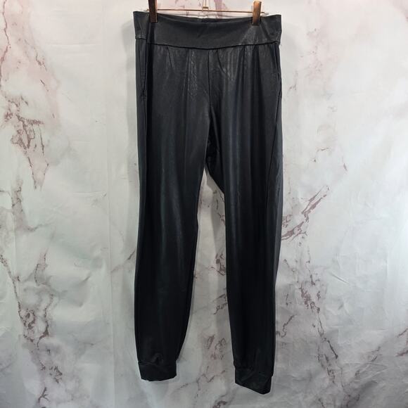 Commando Leggings Womens Small Faux Vegan Leather High Rise Skinny Crop - Picture 1 of 11